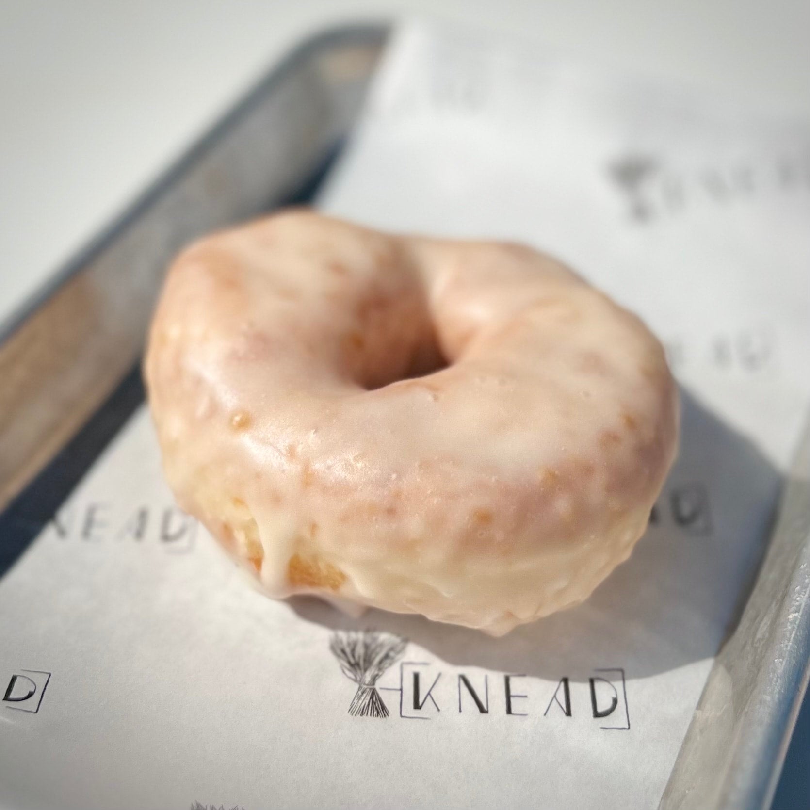 Apple Cider Glazed Sourdough Brioche Donut KNEAD BAKEHOUSE + PROVISIONS